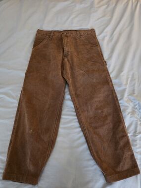 Carhartt Men's Brown Pants - Classic Relaxed Fit